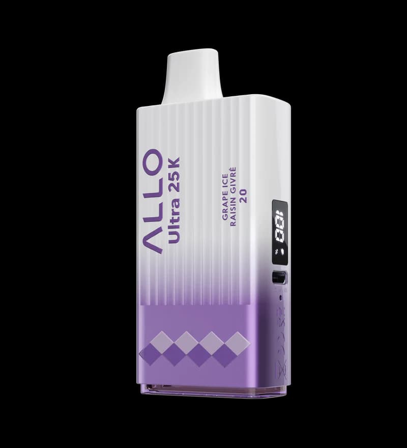 Allo Ultra 25K Grape Ice disposable vape