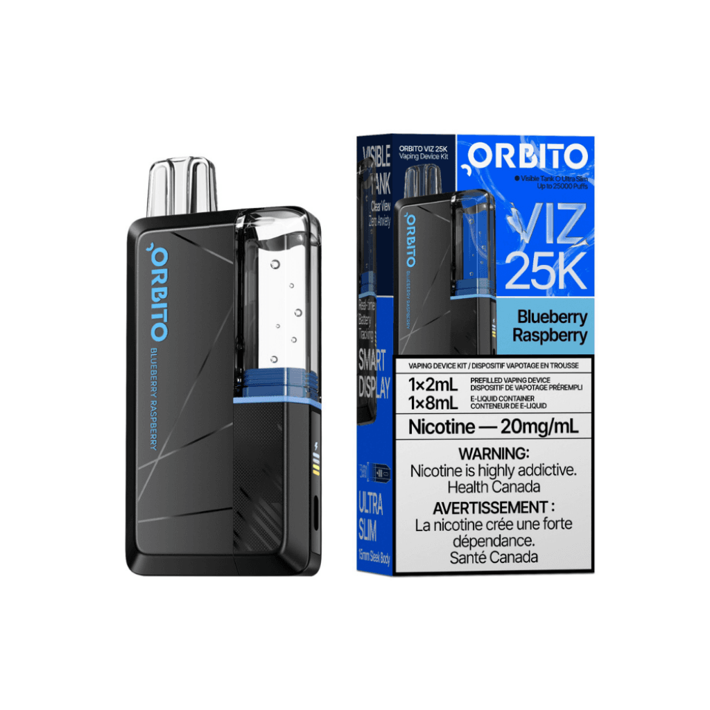 Orbito Viz 25K by ABT Disposable Vape Blueberry Raspberry - Shop at Krave Smoke
